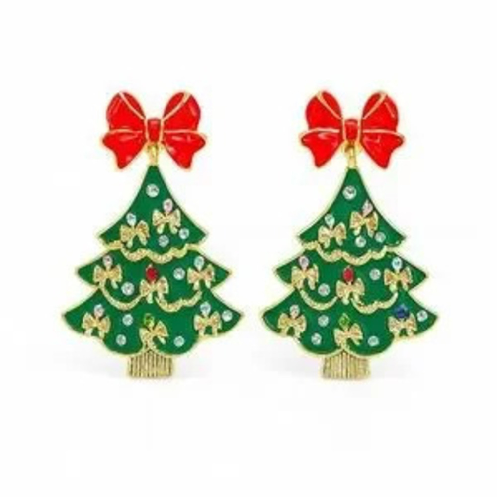 Elegant Christmas Tree Earrings ??